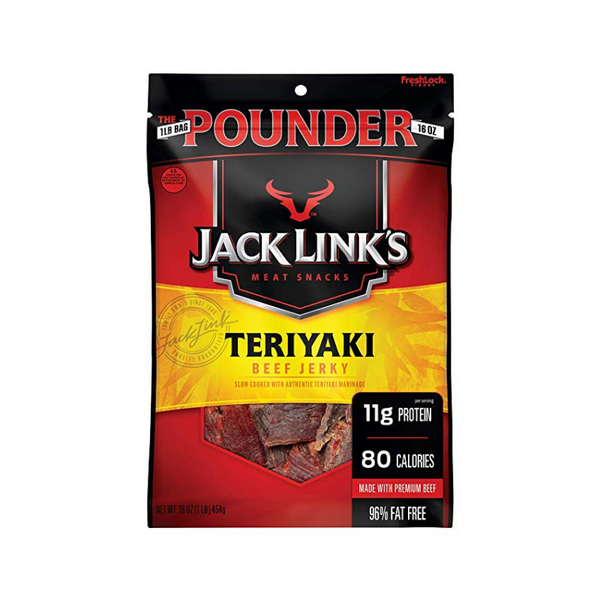 Carne seca Jack Link's de 16 oz (original o teriyaki)