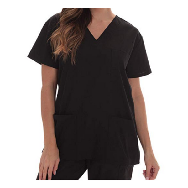 Solid Scrub Top for Women with Pockets (8 Colors)