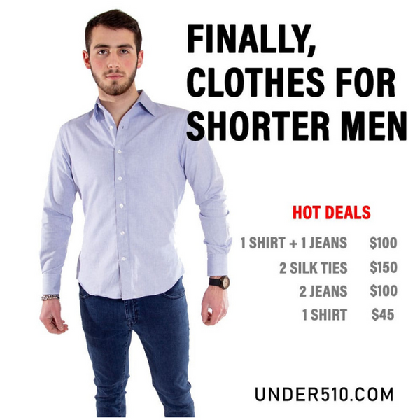 Button Down Shirts, Stretch Jeans And Silk Ties On Sale