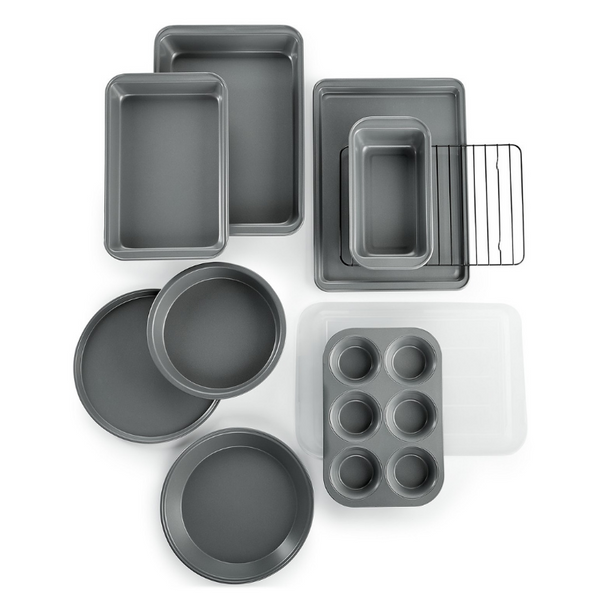 Martha Stewart Essentials 10 piezas. Juego de utensilios para hornear