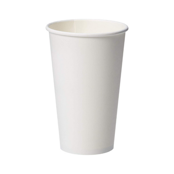 500 vasos de papel caliente laminados con PLA compostables de AmazonBasics, 16 oz