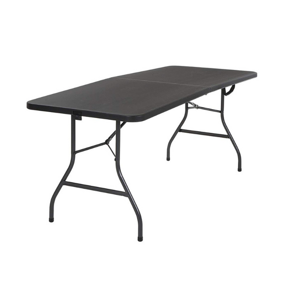 Cosco Deluxe 6 Foot x 30 inch Half Blow Molded Folding Table