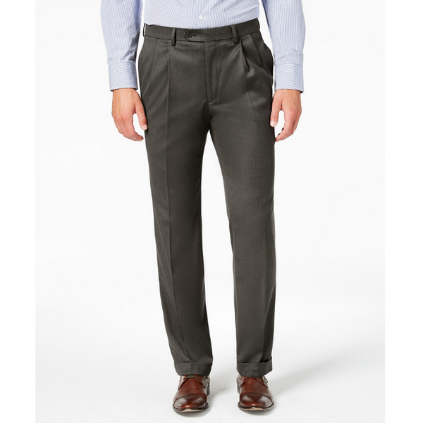 Ralph Lauren Men's Classic-Fit UltraFlex Stretch Pleated Dress Pants (4 Colors)