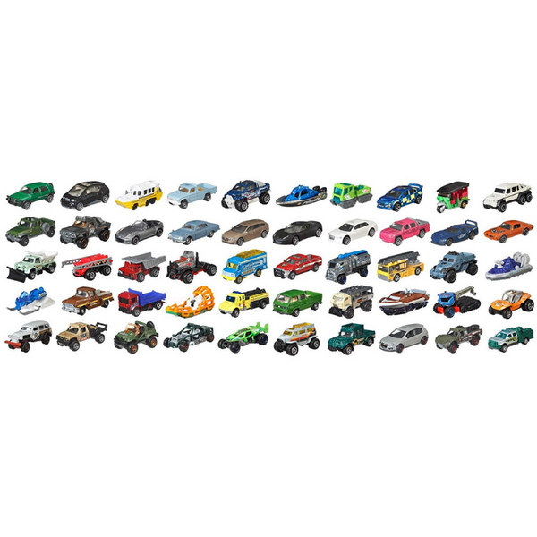 Pack Of 50 Individually Wrapped Matchbox Cars