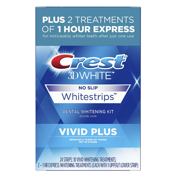 Crest 3D White Whitestrips Vivid Plus