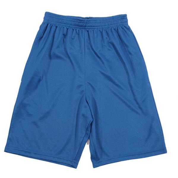 Boys Athletic Mesh Basketball Sports Shorts with Pockets (7 Colors)