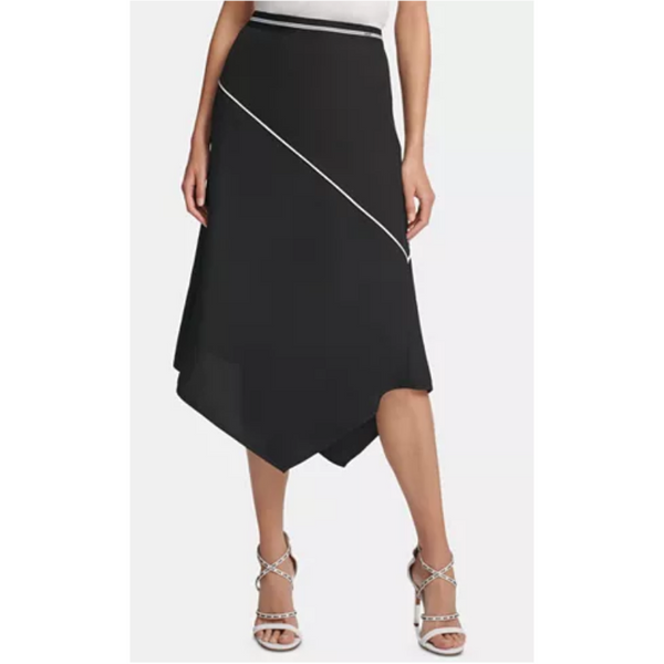 DKNY Asymmetrical Midi Skirt