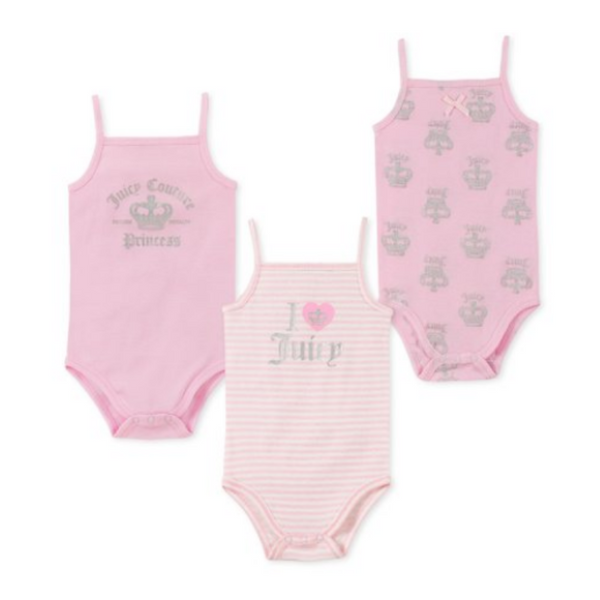 Juicy Couture Bodysuit Set -Newborn & Infant