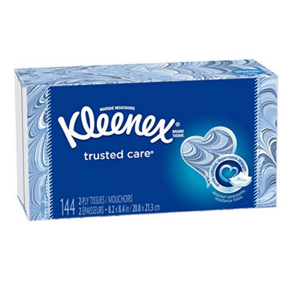 1 caja plana de pañuelos Kleenex