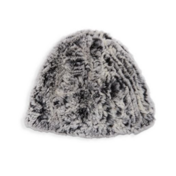 Gorro de piel de conejo