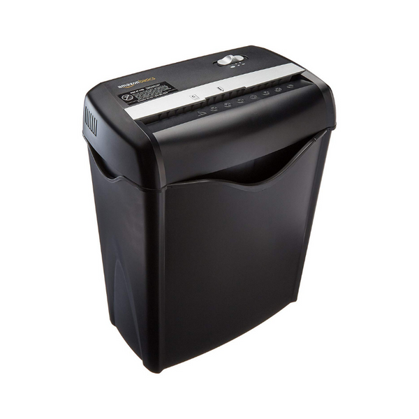 AmazonBasics 6-Sheet Cross-Cut Paper and Credit Card Shredder