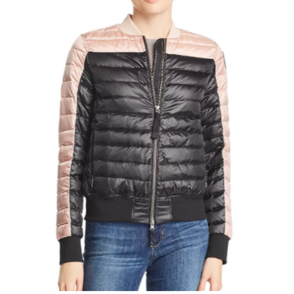 Chaqueta de plumas con bloques de color de Parajumpers