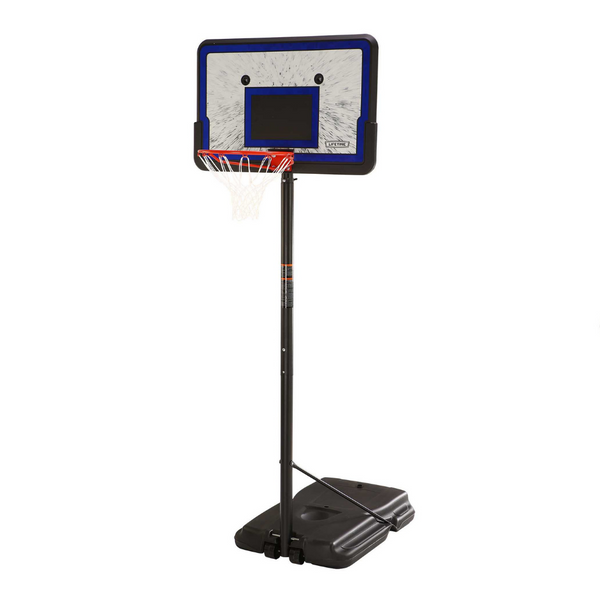 Sistema de aro de baloncesto portátil de altura ajustable Lifetime de 44"