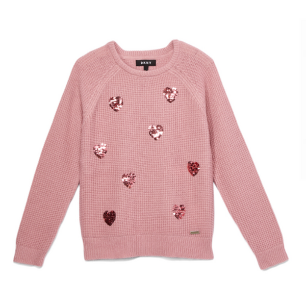 DKNY Girls Hearts Sweater