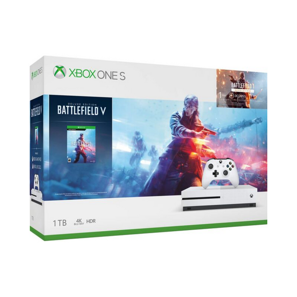 Xbox One S 1Tb Console - Battlefield V Bundle