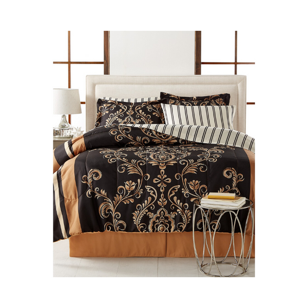 8-Piece Reversible Comforter Sets (Full, Queen, King or Cal King)