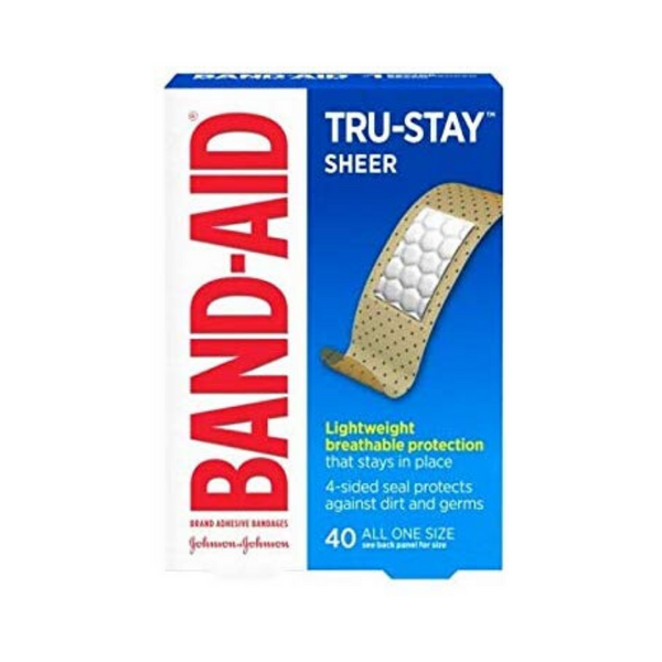 40 vendajes adhesivos Band-Aid Tru-Stay