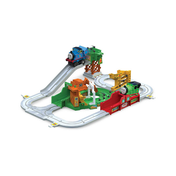 Thomas and Friends Big Loader Motorized Toy Train Set (3 Vehicle Set)