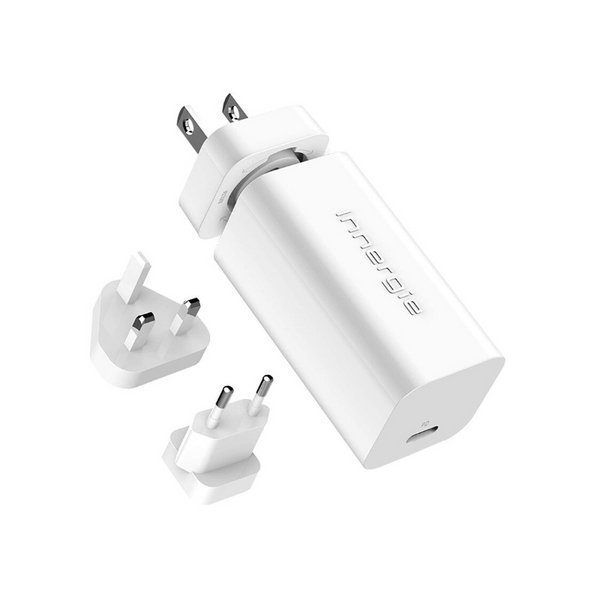 Cargador Innergie USB C, cargador internacional para computadora portátil de 60 W