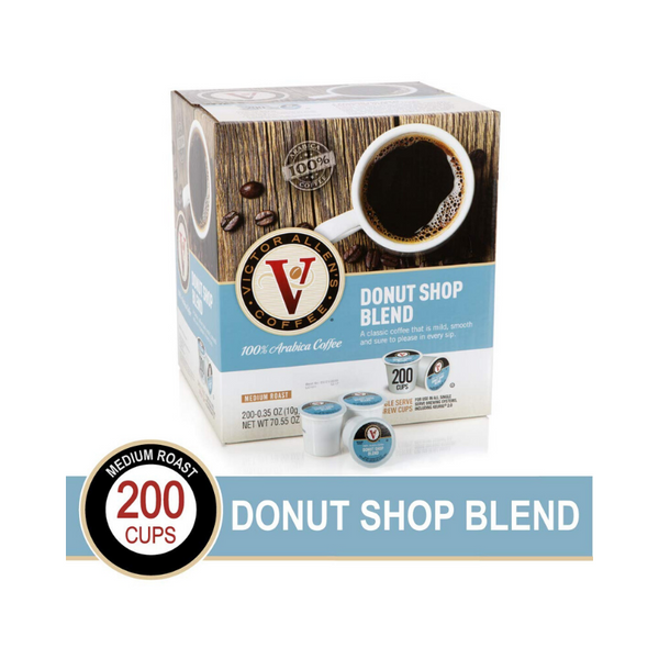 200-Count Victor Allen's Coffee K-Cup Pods (Various Flavors)