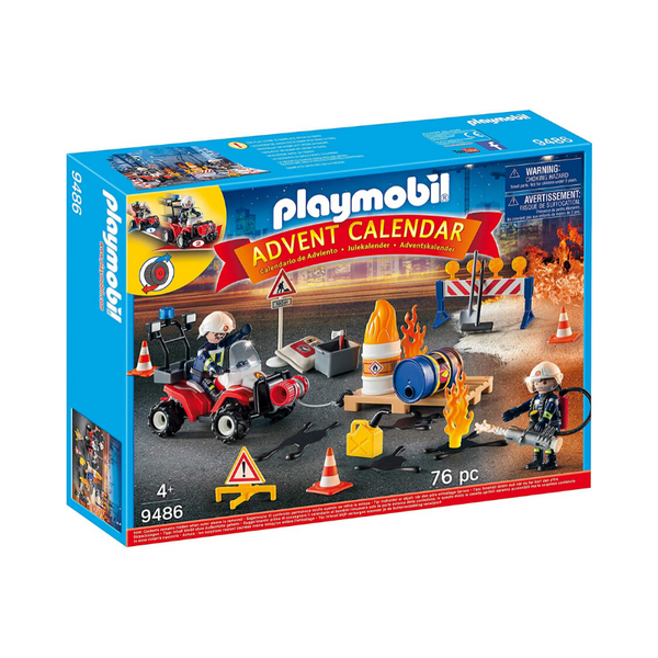 Playmobil Advent Calendar - Construction Site Fire Rescue