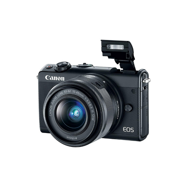 Canon EOS M100 Mirrorless Camera w/ 15-45mm Lens - Wi-Fi, Bluetooth, and NFC Enabled