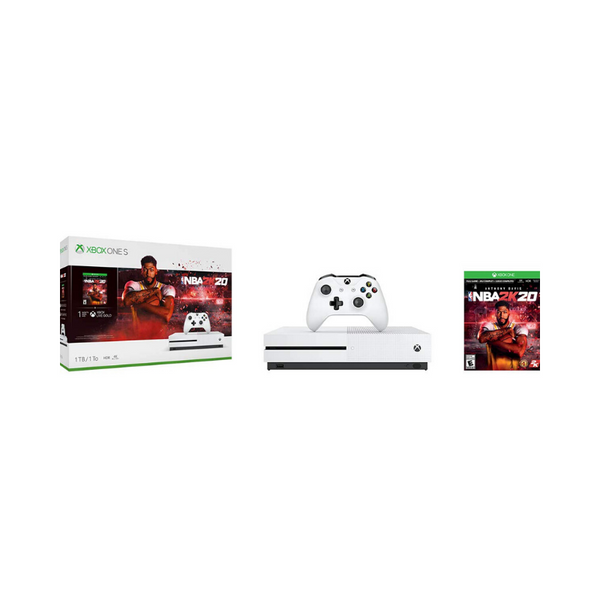 Consola Xbox One S de 1TB Paquete NBA 2K20 o paquete Star Wars Jedi: Fallen Order