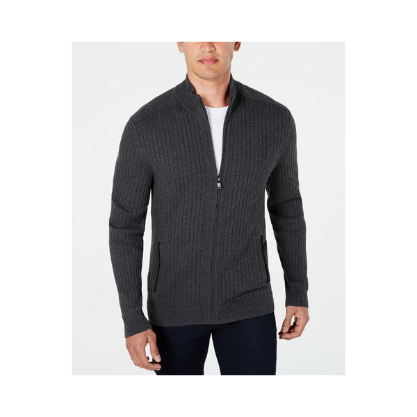 Alfani Men's Ribbed Full-Zip Sweater (7 Colors)