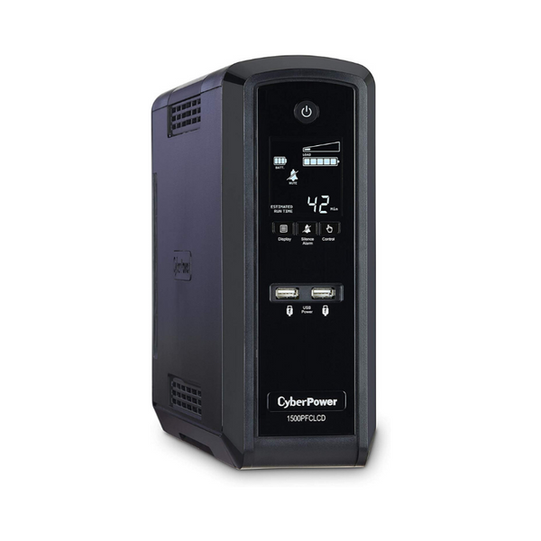 UPS minitorre CyberPower de onda sinusoidal pura de 1500 VA y 900 W