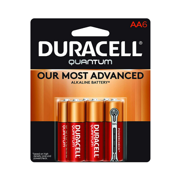 6 Duracell AA Alkaline Batteries