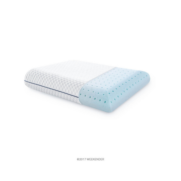 WEEKENDER Almohada Viscoelástica de Gel Ventilada - Funda Lavable (Tamaño Estándar) 