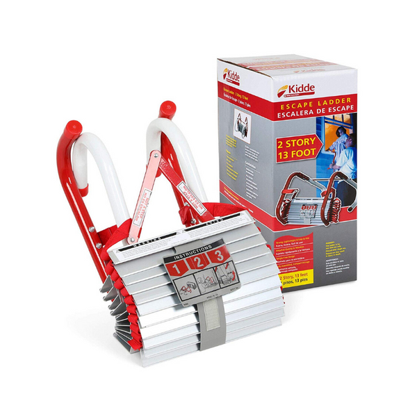 Kidde Two-Story 13-Foot Fire Escape Ladder With Anti-Slip Rungs