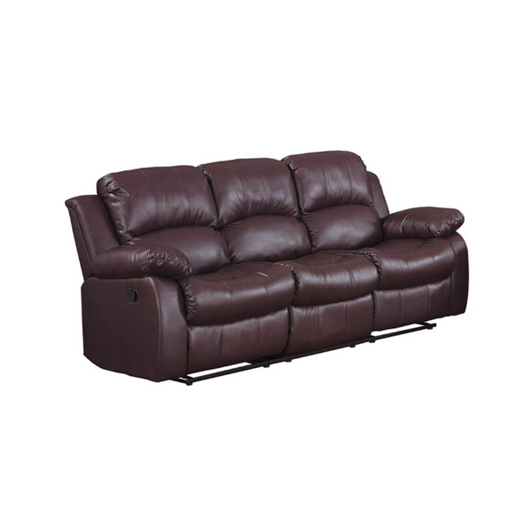 Homelegance Resonance 83" Bonded Leather Double Reclining Sofa