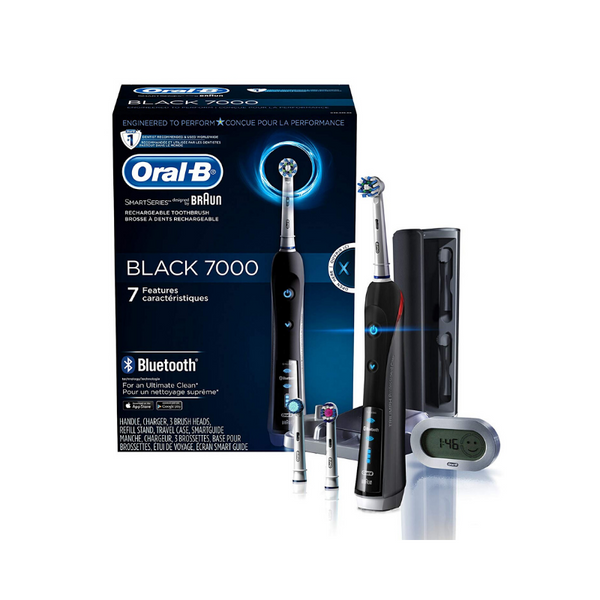 Oral-B 7000 SmartSeries Cepillo De Dientes Eléctrico Bluetooth Con 3 Cabezales De Recambio