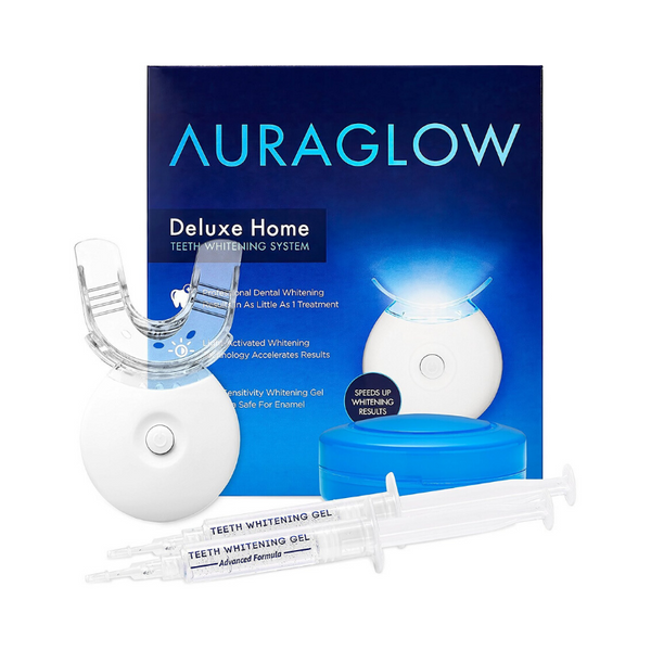 Ahorre hasta un 39% en productos de blanqueamiento dental AuraGlow 