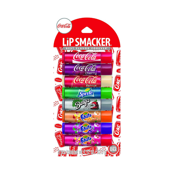 8 Lip Smacker Coca-Cola Party Pack Lip Glosses