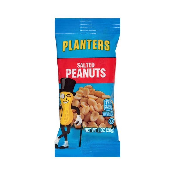 144 Bags Of Planters Single Serve Salted Peanuts