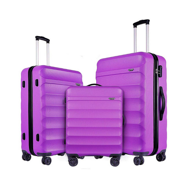 Anti-scratch ABS Material 3 Piece Luggage Set