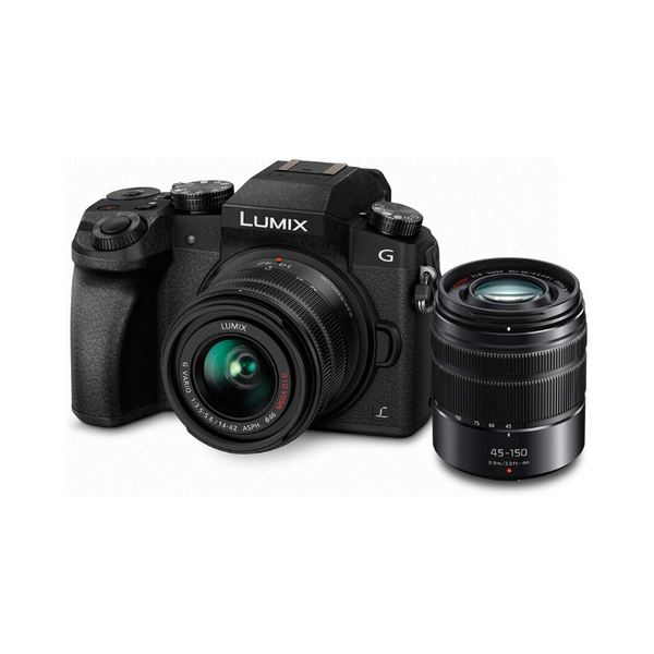 Panasonic Lumix G7 4K Digital Mirrorless Camera Bundle With Lenses