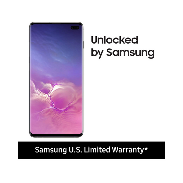 Samsung Galaxy S10+ Plus Phone with 128GB - Prism Black