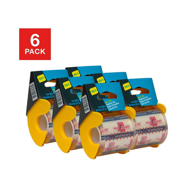 Pack Of 6 Seal-It Super Clear Shipping Tape