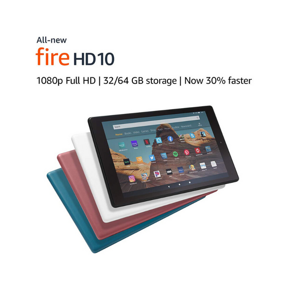 Tableta Amazon Fire HD 10 de 32 GB con ofertas especiales (modelo más nuevo, varios colores)