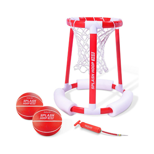 Juego de baloncesto de piscina flotante GoSports Splash Hoop 360