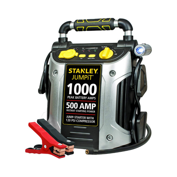 Stanley 1000 Peak Amp with Compressor Jump Starter