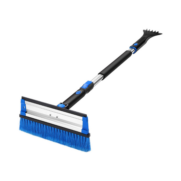 Long Extendable Snow Brush Ice Scraper with Foam Grip