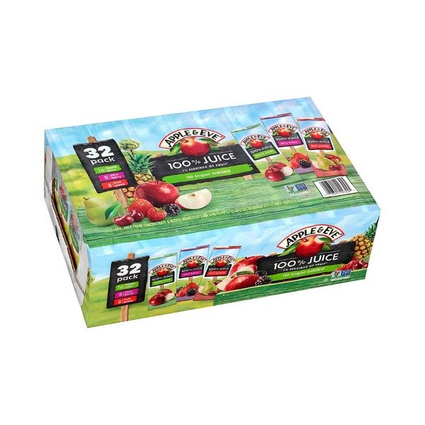 Pack De 32 O 44 Cajas De Jugo Apple &amp; Eve O Tropicana