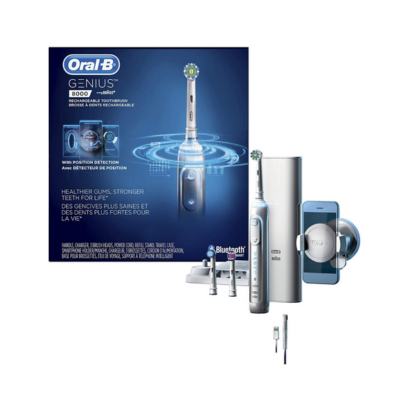 Oral-B Genius Pro 8000 Cepillo de dientes eléctrico recargable con Bluetooth