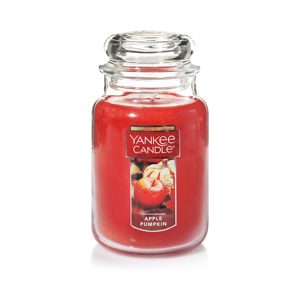 Vela en tarro grande Yankee Candle, calabaza de manzana