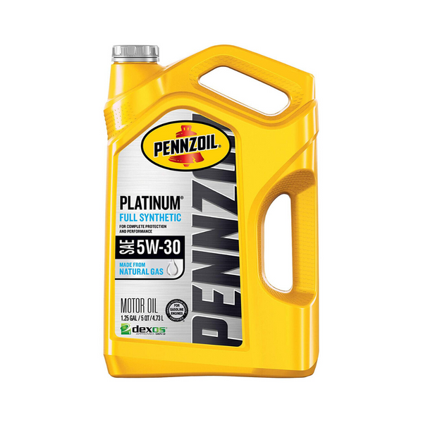 5-Quart Pennzoil Platinum 5W-30 Full Synthetic Motor Oil