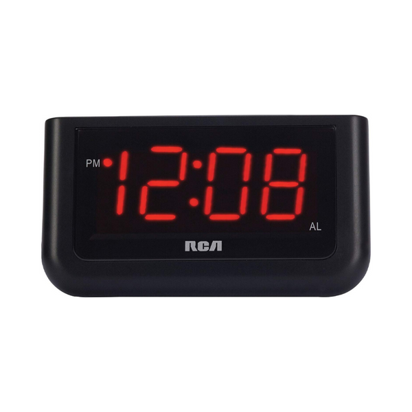 Reloj despertador digital RCA con pantalla grande de 1,4"